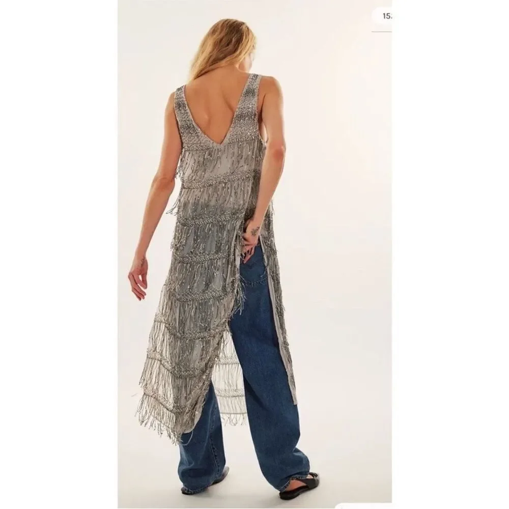 Free People New Free People Bali Speakeasy Bodysuit sz M